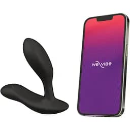 Смарт-вібромасажер простати We-Vibe Vector+ Charcoal Black - мініатюра 2