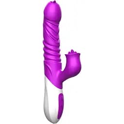 Вибратор-кролик Boss Series Foxshow 24 см фиолетовый