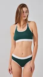 Комплект жіночий топ+труси SY9462 S Зелений