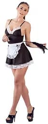 Костюм покоївки Cottelli Collection Costumes L чорний - мініатюра 3