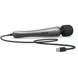 Потужний вібромасажер Dorcel Megawand Chrome Silver перезаряджається 160 режимів - мініатюра 5