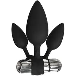 Набор анальных вибропробок Bathmate Anal Training Plugs VIBE диаметр 2.5 см 3.1 см 3.8 см