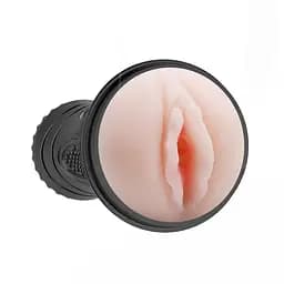 Мастурбатор Baile Cup Vibrating Pussy з вібрацією тілесний - мініатюра 3