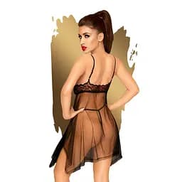 Комплект білизни Penthouse Lingerie Naughty Doll M/L чорний - мініатюра 2