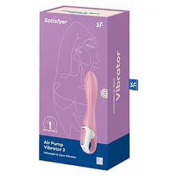 Вібратор Satisfyer Air Pump 20 см рожевий - мініатюра 5