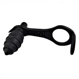 Вибромассажер для анальной стимуляции и массажа простаты с 10 режимами Черный K000696