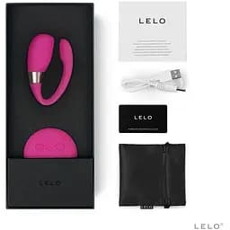 Вібратор для пар Lelo Tiani 3 Cerise 2 пульт ДУ - мініатюра 2