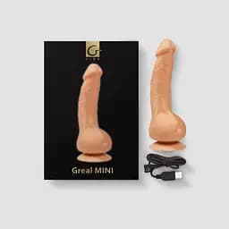 Вібратор Gvibe Greal Mini 18 см (тілесний) - мініатюра 17