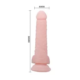 Фалоімітатор Baile Super Dildo 7.4" 18.8 см тілесний - мініатюра 4