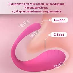 Віброяйце Passion Love смарт USB малинове (4821002029549) - мініатюра 5