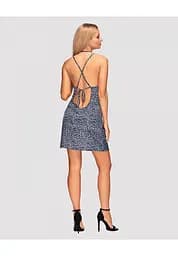Сорочка Obsessive Nadines L/XL (блакитний) - мініатюра 5