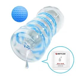 Прозорий мастурбатор вагіна PRETTY LOVE - Transparent masturbator PRETTY LOVE BM-009229N 98329 - мініатюра 5