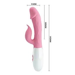 Вібратор Pretty Love Peter Vibrator Pink - мініатюра 7