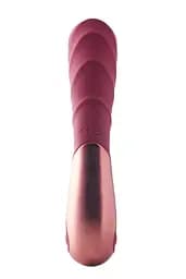 Вібратор Dreamtoys Dinky Duo Vibrator Jimmy K 19.4 см бордовий - мініатюра 2