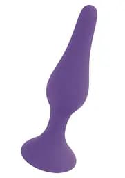 Анальна пробка - Silicone Purple Plug XL - мініатюра 8