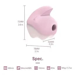 Вакуумний кліторальний стимулятор Magic Motion Unicorn Pink Magic Motion SO9601 97305 - мініатюра 4