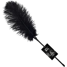 Щекоталка со страусиным пером Art of Sex - Feather Tickler, цвет Черный