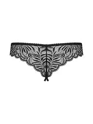 Стрінги без промежини Obsessive Contica S/M чорний - мініатюра 9