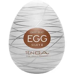 Мастурбатор яйцо Tenga Egg New Standard Silky II белый