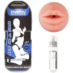 Мастурбатор Lovetoy Sex In A Can Mouth Lotus Tunnel телесный