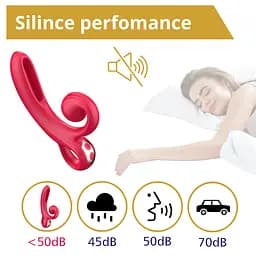 Вібратор Erospace Sweet Play Tongue Flipping Vibrator A4 - мініатюра 9