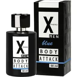 Духи мужские с феромонами Aurora X-Phero Body Attack Blue 50 мл