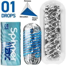 Мастурбатор Tenga Spinner DX 01 Drops - мініатюра 2