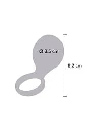 Віброкільце Toy Joy Happiness Tickle Brush C-Ring 8.2 см блакитний - мініатюра 8