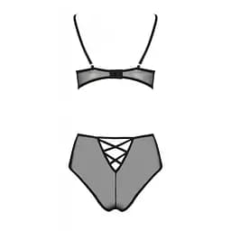 Еротичний комплект із малюнком Passion LOVELIA BIKINI black L/XL - мініатюра 4