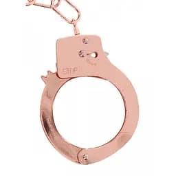Наручники металеві Metal Handcuffs Rose Gold - мініатюра 3