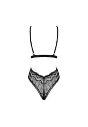 Боді Obsessive Isabellia L/XL (чорний) - мініатюра 6