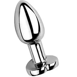 Світлова сталева анальна пробка Magic Motion Equinox USB з Д/К 8,2 см Металік K000843