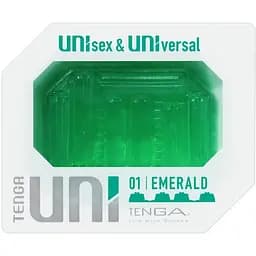 Мастурбатор Tenga Uni 01 Emerald зеленый
