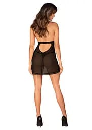 Пеньюар Obsessive Medilla chemise & thong XL/2XL - мініатюра 7