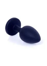 Анальна пробка Jawellery Black Silikon PLUG Small Pink Diamond Boss Series 64-00083 100357 - мініатюра 5