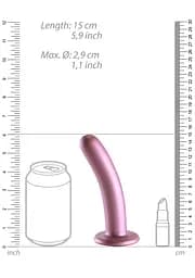 Фалоімітатор Ouch! Smooth G-Spot Dildo 6'' 14.5 см (рожевий) - мініатюра 15