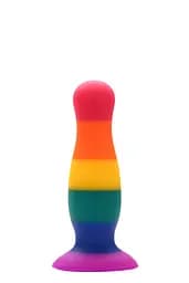 Райдужна анальна пробка Colourful Love Plug
