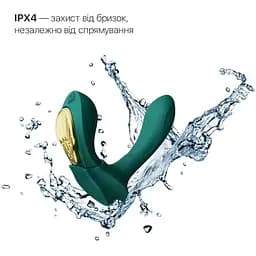 Смарт-вібратор в трусики Zalo AYA Turquoise Green насадка та пульт ДК - мініатюра 5