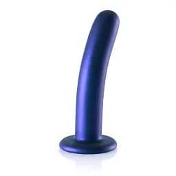 Фалоімітатор Ouch! Smooth G-Spot Dildo 6'' 15 см (синій) - мініатюра 5