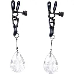 Зажимы для сосков Bad Kitty Nipple Drops 115 см серебристый