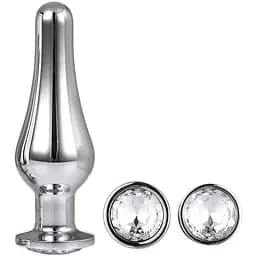 Набір анальних пробок конічної форми Dream Toys DT21874 Gleaming Love Pleasure Set Silver - мініатюра 4