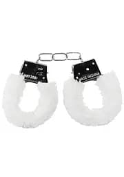 Наручники Beginners Handcuffs Furry - White Ouch! 36-OU002WHT 101706
