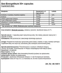 Капсули EROpharm - Sex Energetikum 50+ ( ціна за упаковку, 40 капсул) - мініатюра 2