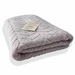Полотенце банное Lovely Svi хлопок жаккардовый для ванной, гостиниц, СПА - 70 х 140 см Milano бежево - серый