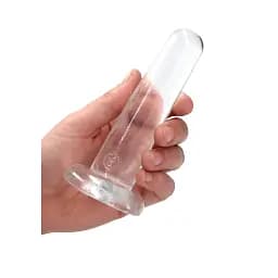 Фалоімітатор Realrock Crystal Clear Dildo 5.3" 13.5 см прозорий - мініатюра 5
