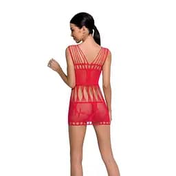 Бодістокінг - міні-сукня з метеликами Passion BS090 red One size - мініатюра 2