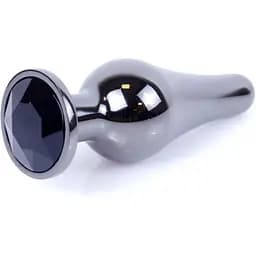 Анальна пробка Boss Of Toys Boss Series - Jewellery Dark Silver Butt Plug Black, BS6400056, Срібний / Чорний