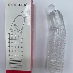 Високоякісна насадка на пеніс Roselex Сірий K000108 - мініатюра 3