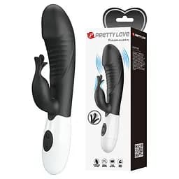Вібратор Pretty Love Rasmussen Dual Vibrator Black - мініатюра 1