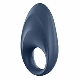 Ерекційне кільце з вібрацією Satisfyer Mighty One 9 см синій - мініатюра 6